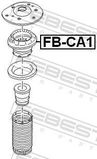 Roulement, coupelle de suspension FEBEST FB-CA1