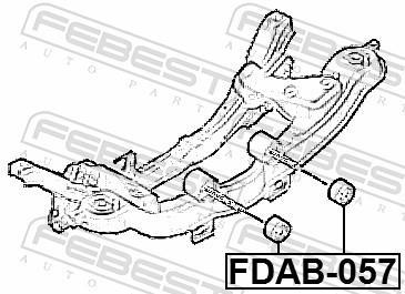 Suspensão, braço oscilante FEBEST ref. FDAB-057