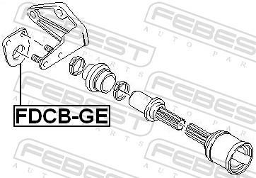 Cojinete, palier FEBEST FDCB-GE