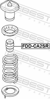 Amortecedores de choque FEBEST ref. FDD-CA2SR