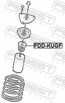 Amortisseurs FEBEST ref. FDD-KUGF