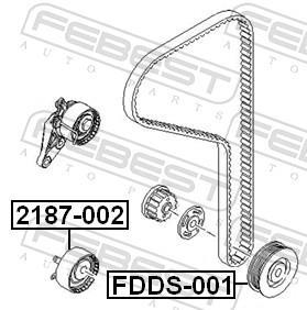Polea, cigüeñal FEBEST ref. FDDS-001