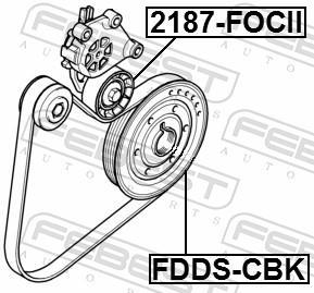 Polea, cigüeñal FEBEST ref. FDDS-CBK