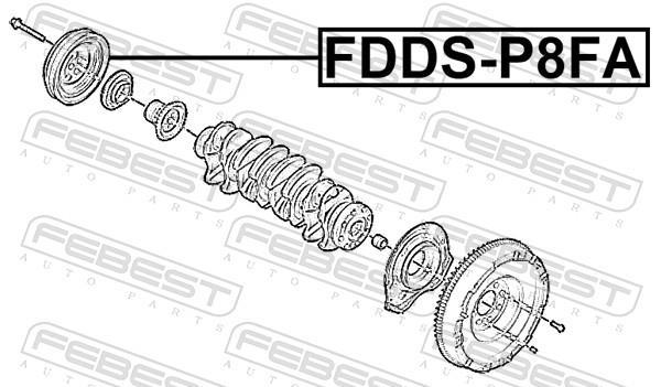 Polea, cigüeñal FEBEST ref. FDDS-P8FA