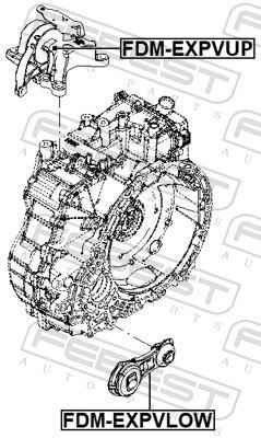 Suspension, boîte automatique FEBEST ref. FDM-EXPVLOW
