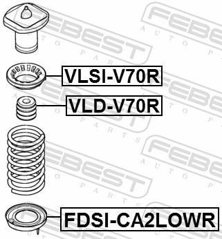 Caja de muelle FEBEST ref. FDSI-CA2LOWR