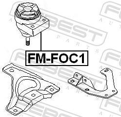 Suporte do motor FEBEST ref. FM-FOC1