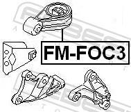 Suporte do motor FEBEST ref. FM-FOC3