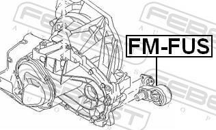 Support de boîte de vitesse FEBEST ref. FM-FUS