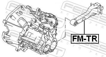 Soporte elástico de caja de cambios FEBEST ref. FM-TR