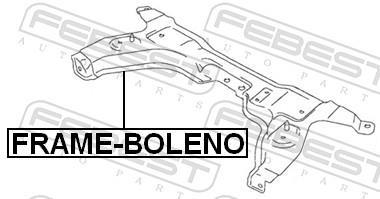 Corpo do eixo FEBEST ref. FRAME-BOLENO