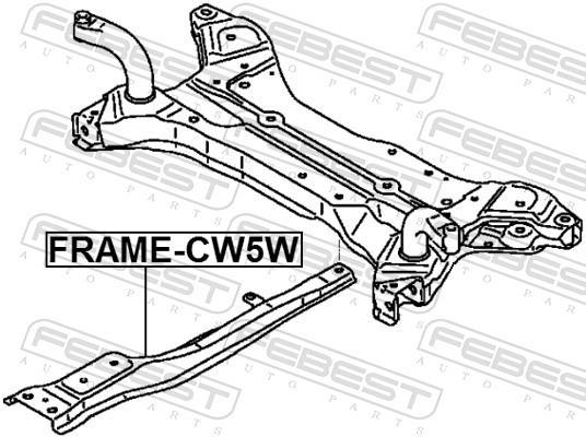 Corpo do eixo FEBEST ref. FRAME-CW5W