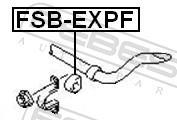 Suspension, stabilisateur FEBEST ref. FSB-EXPF