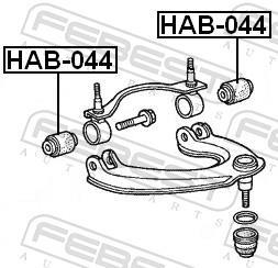 Suspensão, braço oscilante FEBEST ref. HAB-044