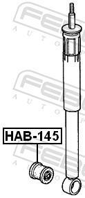 Douille, amortisseur FEBEST ref. HAB-145