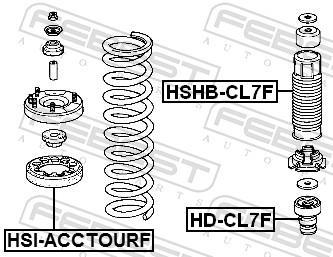 Amortisseurs FEBEST ref. HD-CL7F