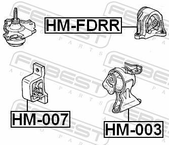 Suporte do motor FEBEST ref. HM-FDRR