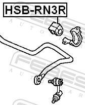 Soporte, estabilizador FEBEST ref. HSB-RN3R