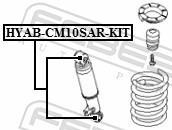 Douille, amortisseur FEBEST ref. HYAB-CM10SAR-KIT