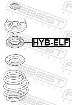 Rolamento copo de suspensão FEBEST ref. HYB-ELF