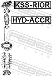 Amortisseurs FEBEST ref. HYD-ACCR