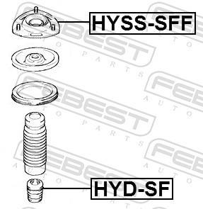 Amortiguadores FEBEST ref. HYD-SF