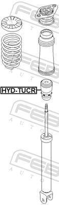 Almohadilla de tope, suspensión FEBEST ref. HYD-TUCR