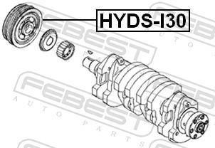 Polia do amortecedor FEBEST ref. HYDS-I30