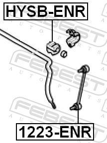 Suspension, stabilisateur FEBEST ref. HYSB-ENR