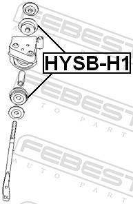 Silentblock de Suspensión FEBEST ref. HYSB-H1