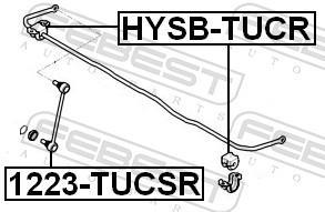 Suspension, stabilisateur FEBEST ref. HYSB-TUCR