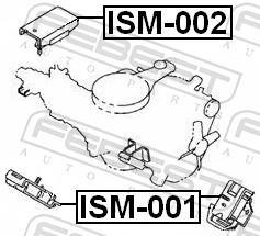 Support moteur (Silent bloc moteur) FEBEST ref. ISM-002