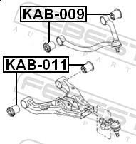 Suspensão, braço oscilante FEBEST ref. KAB-009