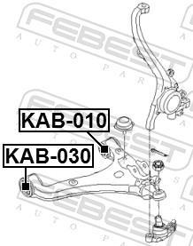 Suspensão, braço oscilante FEBEST ref. KAB-030