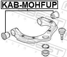 Silent bloc de suspension FEBEST KAB-MOHFUP