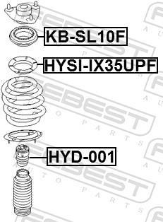 Rolamento copo de suspensão FEBEST ref. KB-SL10F