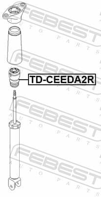 Amortiguadores FEBEST ref. KD-CEEDA2R