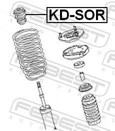 Amortisseurs FEBEST  ref. KD-SOR