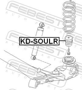 Amortisseurs FEBEST ref. KD-SOULR