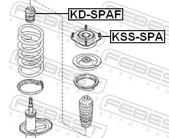 Amortiguadores FEBEST ref. KD-SPAF