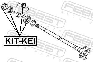 Cojinete, palier FEBEST ref. KIT-KEI