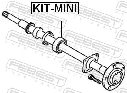 Rolamento eixo balanceador FEBEST KIT-MINI