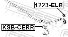 Suspension, stabilisateur FEBEST ref. KSB-CERR