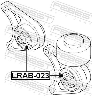 Cojinetes, diferencial FEBEST ref. LRAB-023