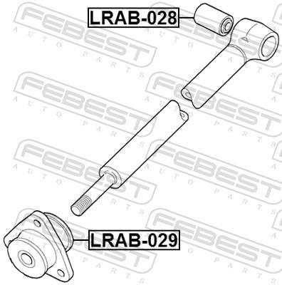 Silentblock de Suspensión FEBEST ref. LRAB-029