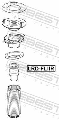 Butée élastique, suspension FEBEST LRD-FLIIR