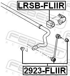Rolamento de barra estabilizadora FEBEST ref. LRSB-FLIIR