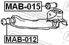 Suspensão, braço oscilante FEBEST ref. MAB-015