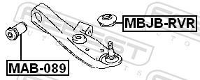 Suspensão, braço oscilante FEBEST ref. MAB-089