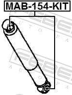Rosca do amortecedor de suspensão FEBEST ref. MAB-154-KIT
